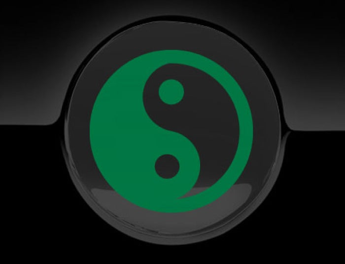 Yin Yang Fuel Cap Cover Car Sticker