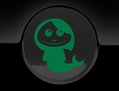 Adorable Mermaid Fuel Cap Car Sticker