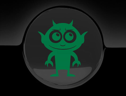 Adorable Demon Fuel Cap Car Sticker