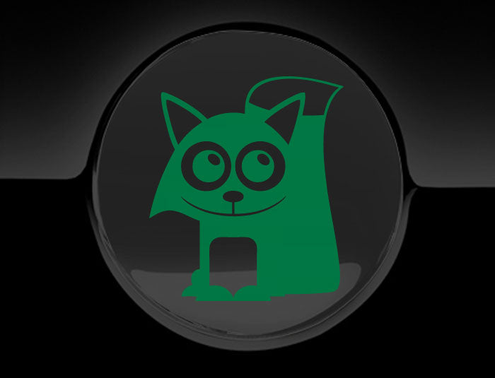 Adorable Fox Fuel Cap Car Sticker