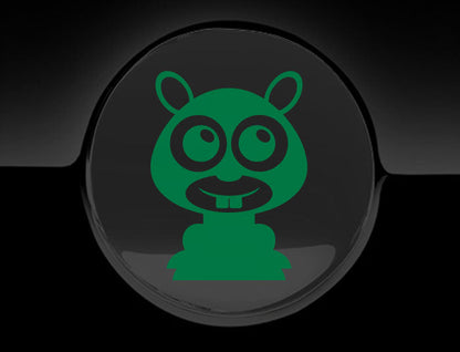 Adorable Mole Fuel Cap Car Sticker