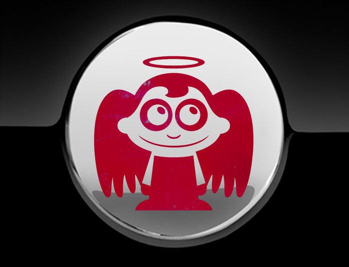 Adorable Angel Fuel Cap Car Sticker