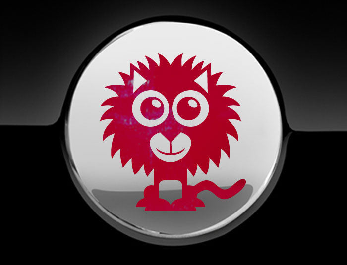 Adorable Lion Fuel Cap Car Sticker