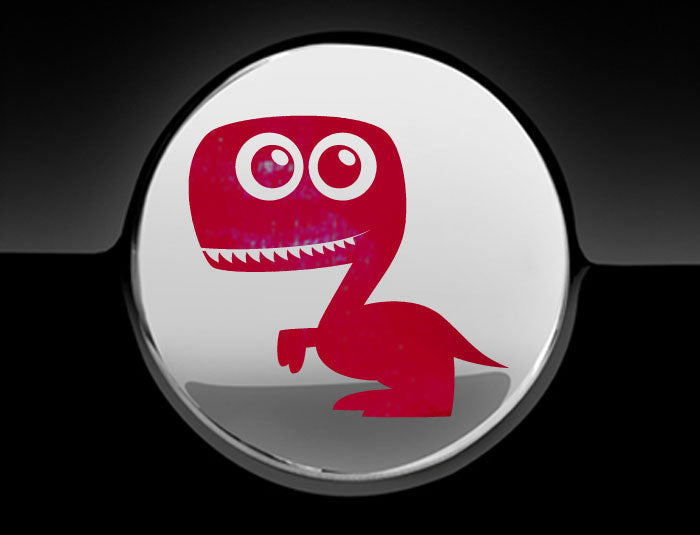 Adorable Dinosaur Fuel Cap Car Sticker