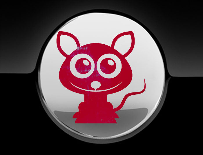Adorable Rat Fuel Cap Car Sticker