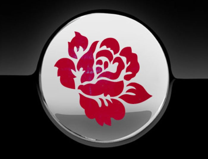 English Rose Fuel Cap Cover Car Sticker