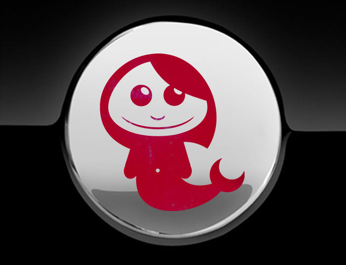 Adorable Mermaid Fuel Cap Car Sticker
