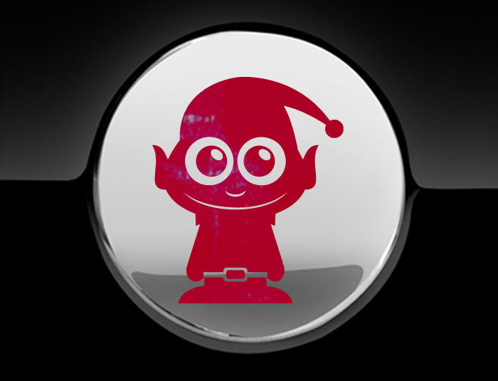 Adorable Elf Fuel Cap Car Sticker