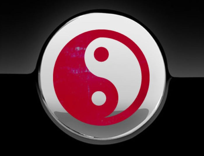 Yin Yang Fuel Cap Cover Car Sticker