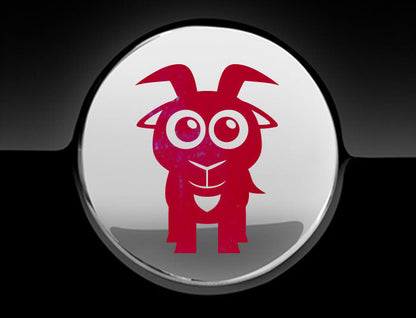 Adorable Goat Fuel Cap Car Sticker