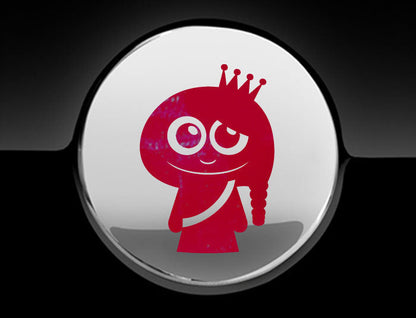 Adorable Princess Fuel Cap Car Sticker