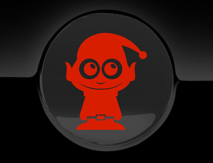 Adorable Elf Fuel Cap Car Sticker