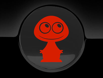Adorable Alien Fuel Cap Car Sticker
