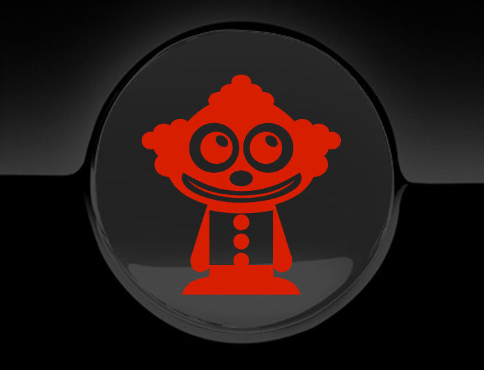 Adorable Clown Fuel Cap Car Sticker