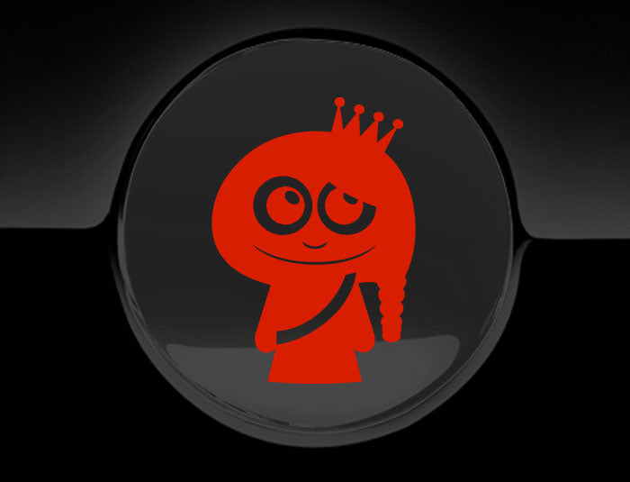 Adorable Princess Fuel Cap Car Sticker