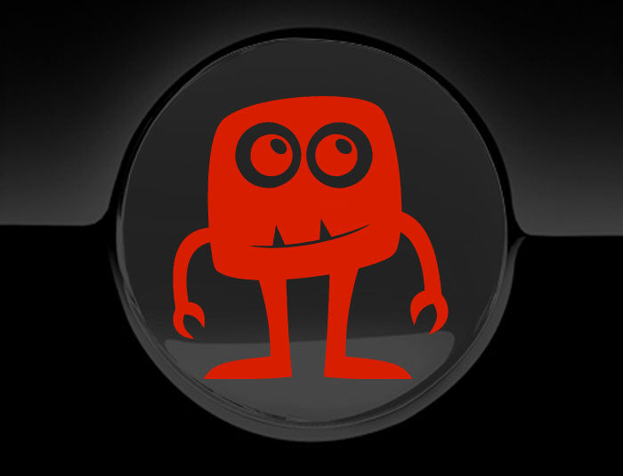 Adorable Monster Fuel Cap Car Sticker