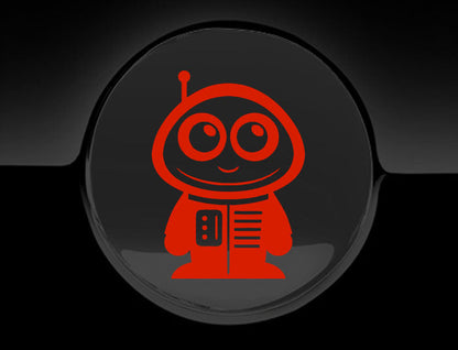 Adorable Astronaut Fuel Cap Car Sticker