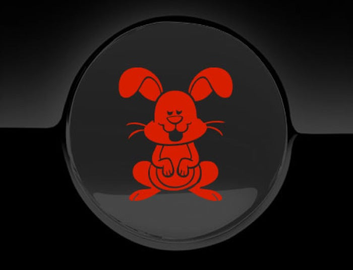 Funny Cartoons Fuel Cap Cover Car Sticker