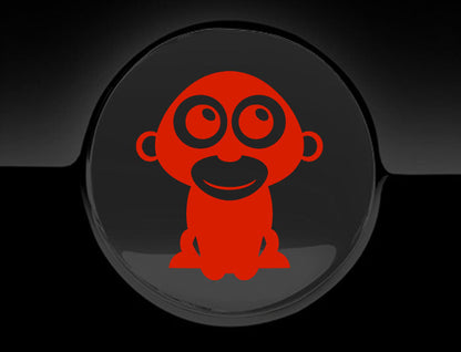 Adorable Gorilla Fuel Cap Car Sticker