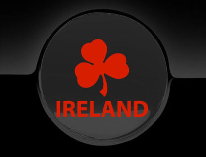 Shamrock Ireland Fuel Cap Cover Car Sticker