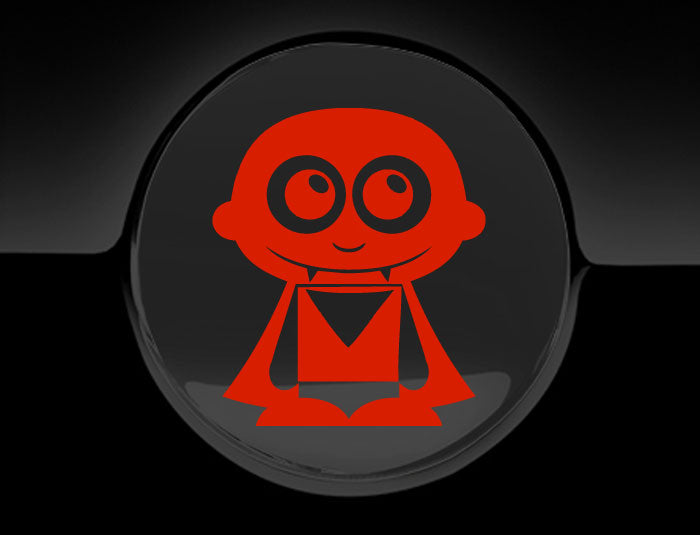 Adorable Vampire Fuel Cap Car Sticker