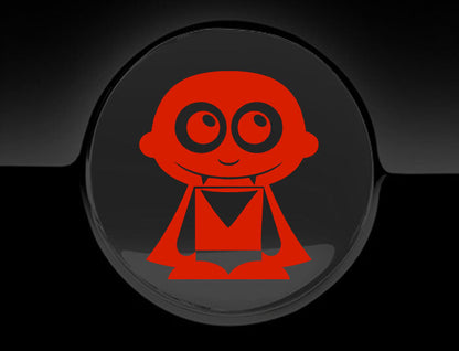 Adorable Vampire Fuel Cap Car Sticker