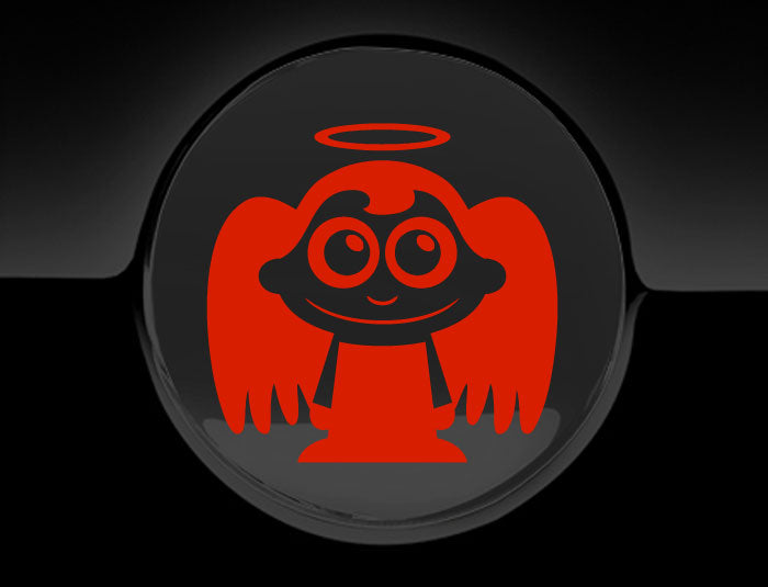 Adorable Angel Fuel Cap Car Sticker