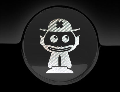 Adorable Leprechaun Fuel Cap Car Sticker