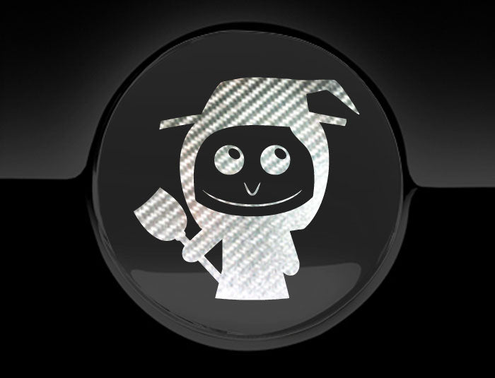Adorable Witch Fuel Cap Car Sticker