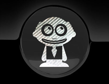 Adorable Grandpa Fuel Cap Car Sticker