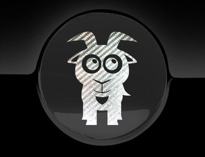 Adorable Goat Fuel Cap Car Sticker