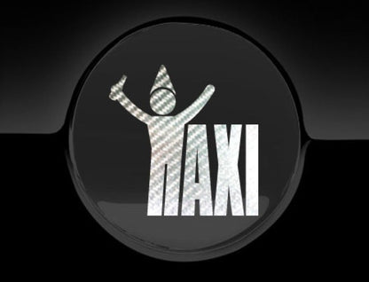 Taxi Drunk Fuel Cap Cover Car Sticker