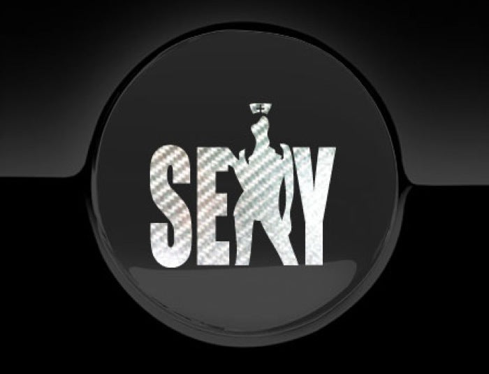 Sexy Nurse Fuel Cap Cover Car Sticker
