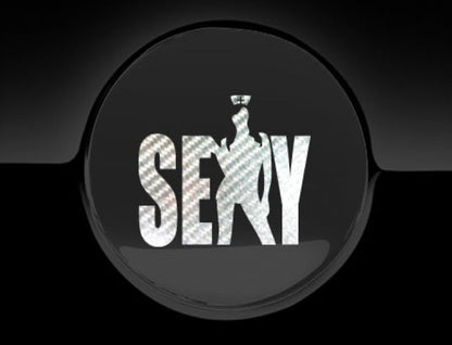 Sexy Nurse Fuel Cap Cover Car Sticker