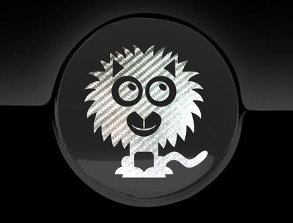 Adorable Lion Fuel Cap Car Sticker
