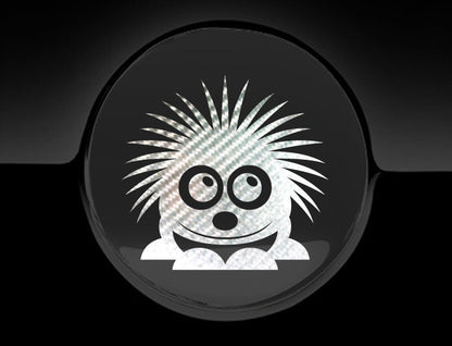 Adorable Porcupine Fuel Cap Car Sticker