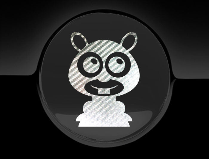 Adorable Mole Fuel Cap Car Sticker