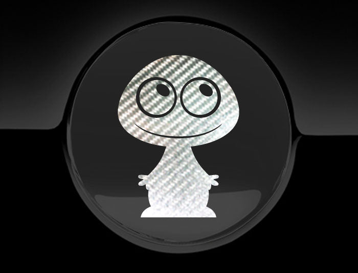 Adorable Alien Fuel Cap Car Sticker