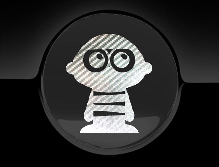 Adorable Mummy Fuel Cap Car Sticker