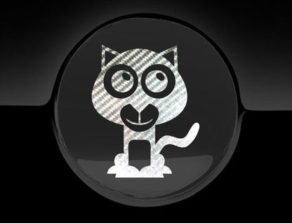 Adorable Wildcat Fuel Cap Car Sticker