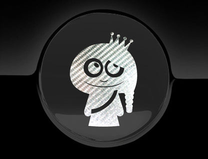 Adorable Princess Fuel Cap Car Sticker