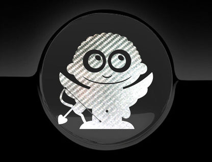 Adorable Cupid Fuel Cap Car Sticker