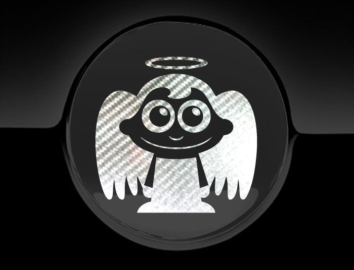 Adorable Angel Fuel Cap Car Sticker