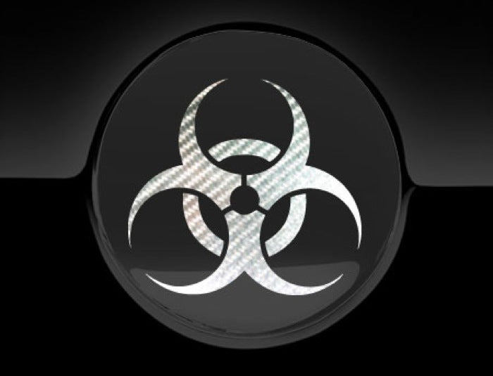 Biohazard Fuel Cap Cover Car Sticker