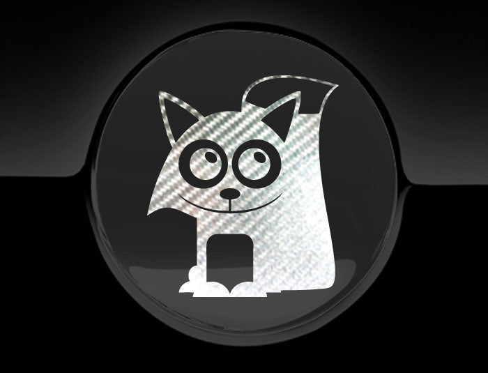 Adorable Fox Fuel Cap Car Sticker