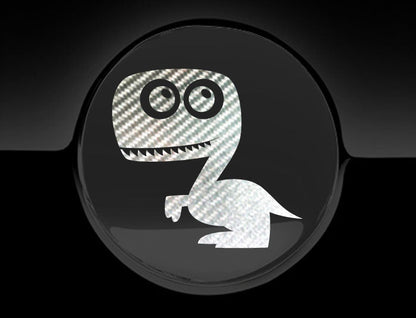 Adorable Dinosaur Fuel Cap Car Sticker