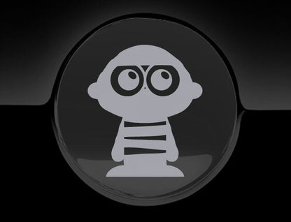 Adorable Mummy Fuel Cap Car Sticker