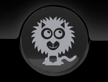 Adorable Lion Fuel Cap Car Sticker