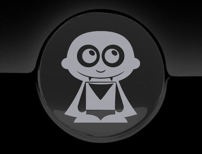 Adorable Vampire Fuel Cap Car Sticker