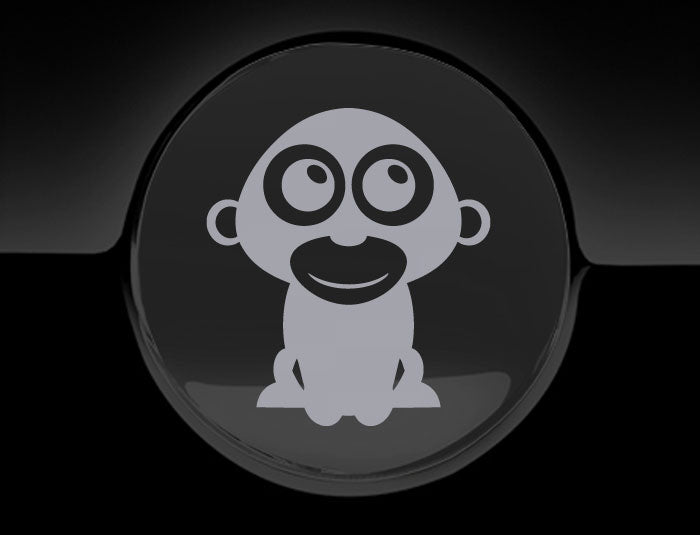 Adorable Gorilla Fuel Cap Car Sticker